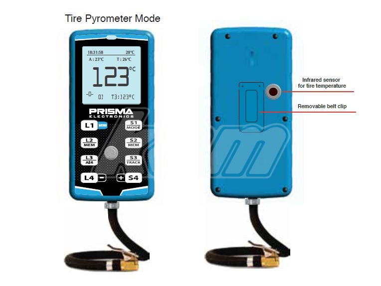 Manomètre digital pour contrôle de pression de pneus