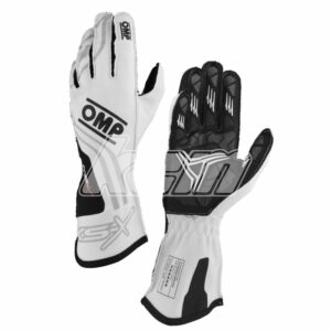PAIRE DE GANTS OMP KS-X BLANC HOMOLATION FIA 8877.2022