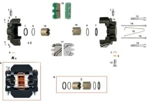 160 170 180 190mm Disque de frein avant ou arrière Trou intérieur 58mm Pour  Chinois Gy6 Scooter I Moto Atv Moped Go Kart Pièces de rechange