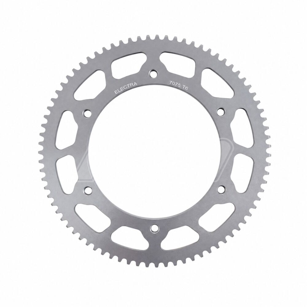 COURONNE « ELECTRA » EN ERGAL 7075 TRAITEMENT T6 RACING ANODISÉE GRIS ARGENT