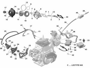 VALVE ROTAX EVO + POMPE A ESSENCE