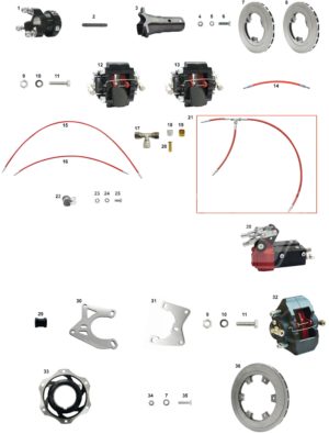 160 170 180 190mm Disque de frein avant ou arrière Trou intérieur 58mm Pour  Chinois Gy6 Scooter I Moto Atv Moped Go Kart Pièces de rechange